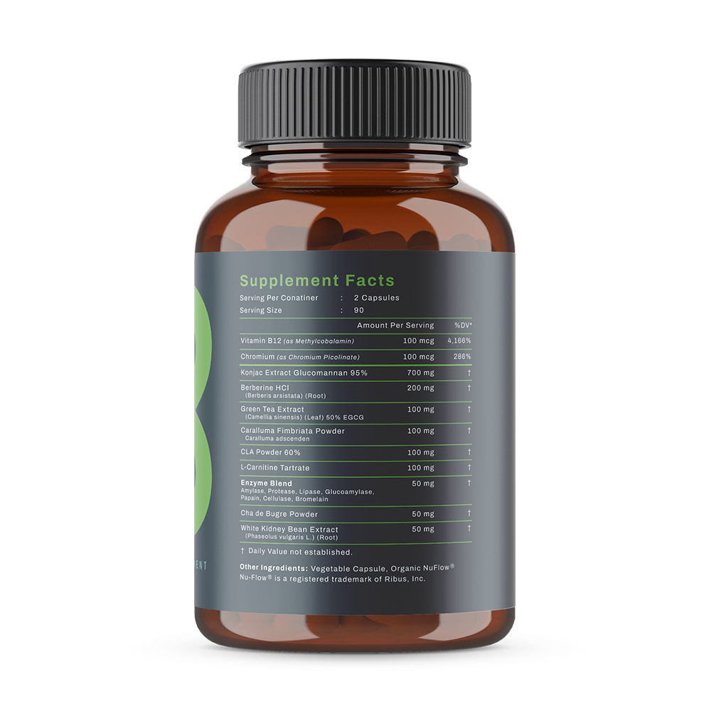 LiveGood LEAN supplement facts label